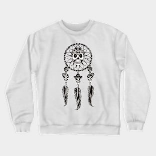 Dream catcher sugarskull day of the dead. Crewneck Sweatshirt